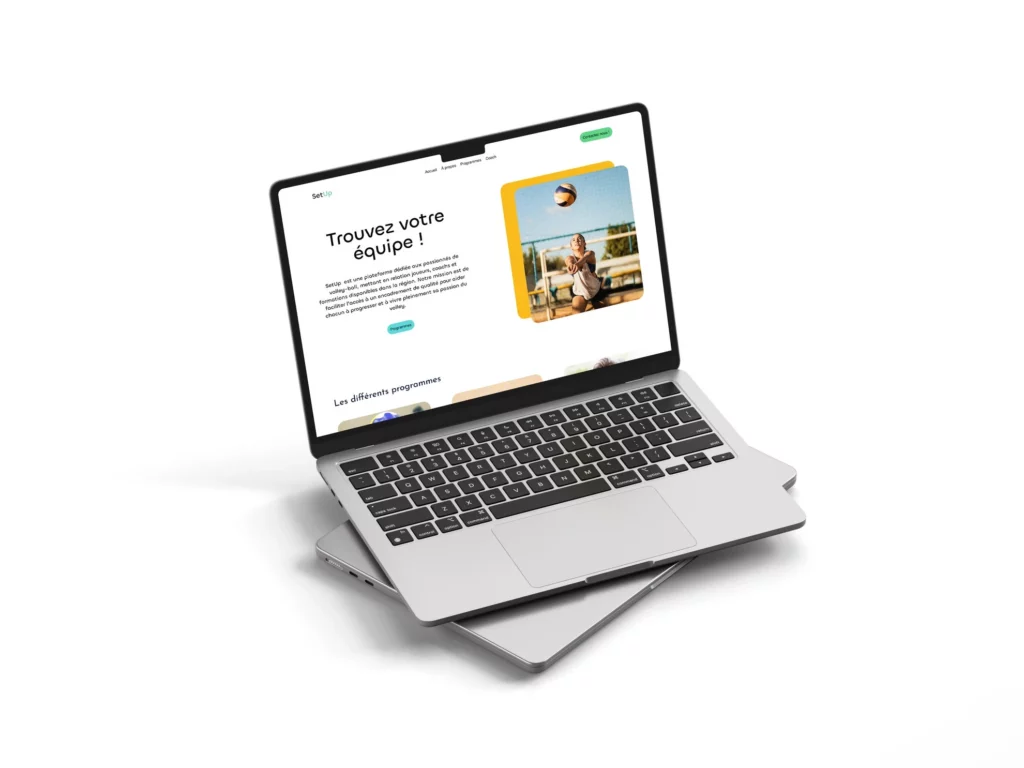 projet set up home page